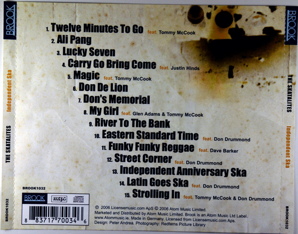 The Skatalites - Independent Ska (CD, Comp) (Near Mint (NM or M-)) - Image 3