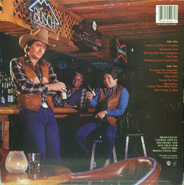 Conway Twitty - Don't Call Him A Cowboy (LP, Album) (Mint (M)) - Image 2