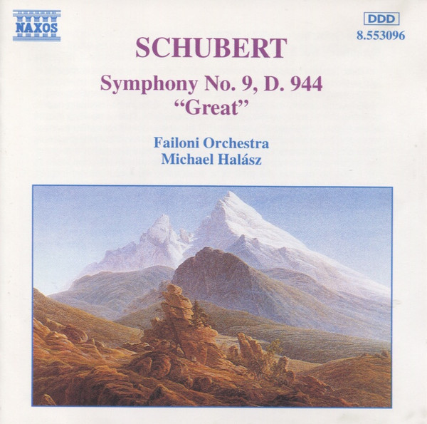 Franz Schubert, Failoni Chamber Orchestra, Budapest, Michael Halász - Symphony No. 9, D. 944 "Great" (CD, Album) (Near Mint (NM or M-))