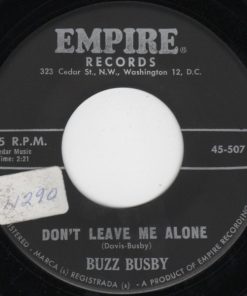 Alternative view of Buzz Busby - Pretty Polly / Don't Leave Me Alone (7") (Very Good Plus (VG+))