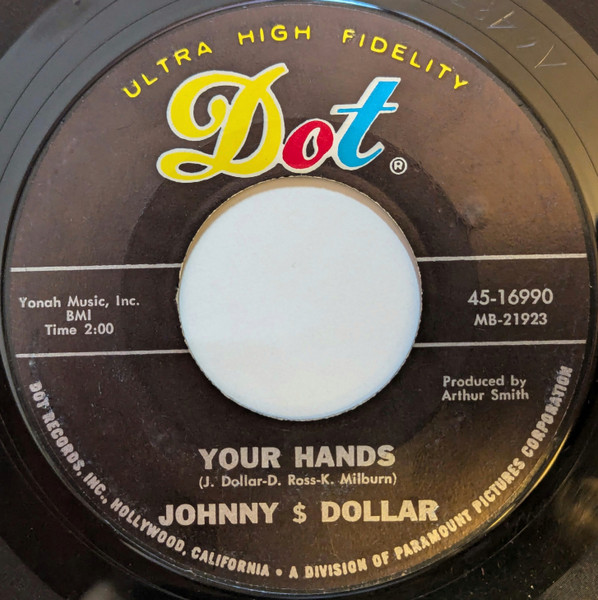Johnny Dollar - Your Hands / Don't Take My Future From Me (7", Single, Styrene) (Very Good Plus (VG+))