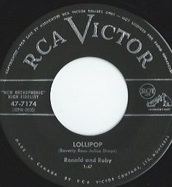Ronald & Ruby - Lollipop / Fickle Baby (7", Single) (Near Mint (NM or M-))