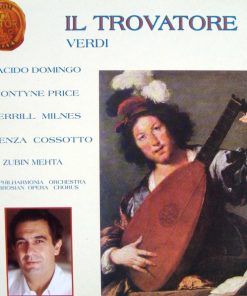 Giuseppe Verdi / Placido Domingo, Leontyne Price, Sherrill Milnes, Fiorenza Cossotto, Zubin Mehta, New Philharmonia Orchestra, The Ambrosian Opera Chorus - Il Trovatore (2xCD, Album, RE, RM) (Near Mint (NM or M-))