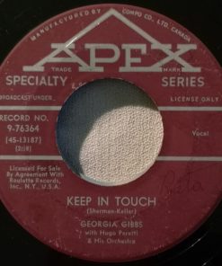 Alternative view of Georgia Gibbs - The Hula Hoop Song / Keep In Touch (7", Single) (Very Good Plus (VG+))