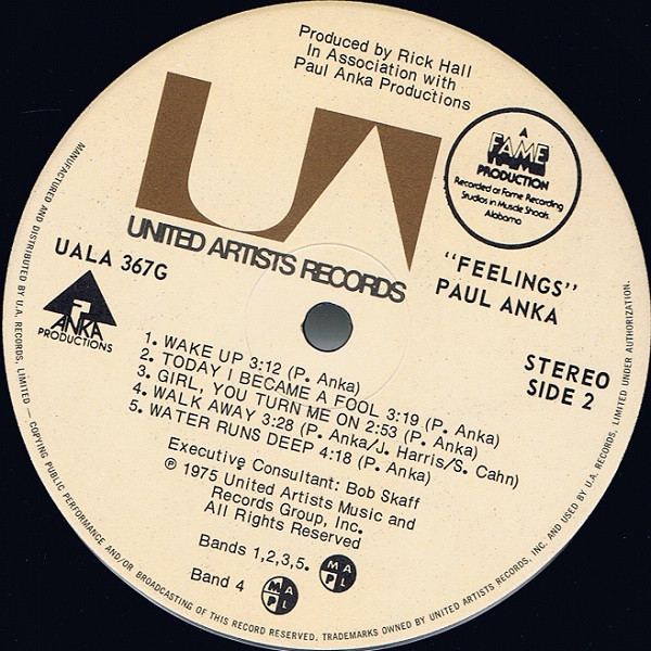 Paul Anka - Feelings (LP, Album) (Mint (M)) - Image 4