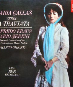 Giuseppe Verdi - Maria Callas - Alfredo Kraus, Mario Sereni, Coro Do Teatro De São Carlos & Orquestra Sinfónica Do Teatro Nacional De São Carlos, Lisboa, Franco Ghione - La Traviata [Live 1958 Recording] (2xCD, Album, Mono, RE, RM + Box, Sli) (Near Mint (NM or M-))