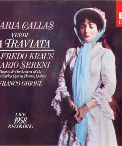 Giuseppe Verdi - Maria Callas - Alfredo Kraus, Mario Sereni, Coro Do Teatro De São Carlos & Orquestra Sinfónica Do Teatro Nacional De São Carlos, Lisboa, Franco Ghione - La Traviata [Live 1958 Recording] (2xCD, Album, Mono, RE, RM + Box, Sli) (Near Mint (NM or M-)) - Image 3