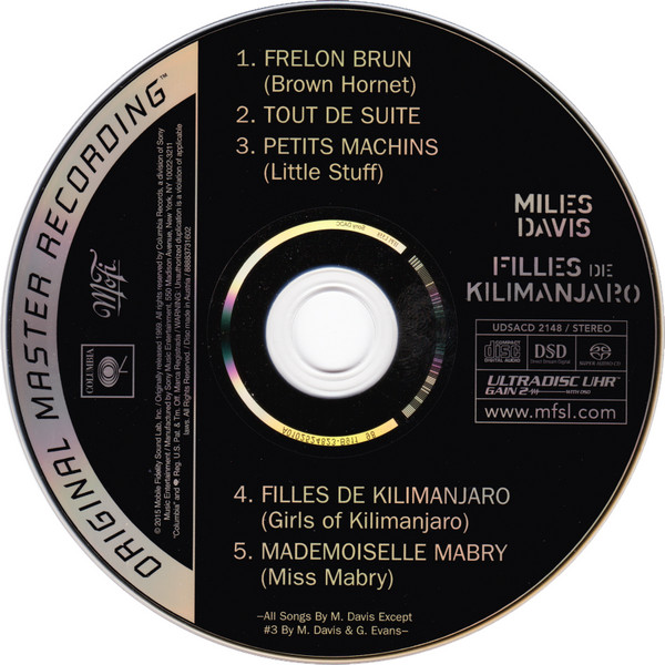 Miles Davis - Filles De Kilimanjaro (SACD, Hybrid, Album, Ltd, Num, RE, RM) (Near Mint (NM or M-)) - Image 5