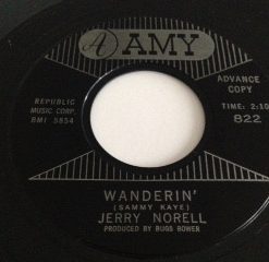 Jerry Norell - Wanderin’ /Dim, Dim The Lights (7", Single, Promo) (Very Good Plus (VG+))