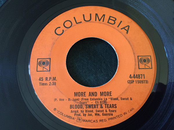 Blood, Sweat And Tears - Spinning Wheel (7", Single) (Near Mint (NM or M-)) - Image 2