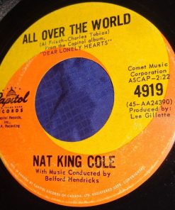 Nat King Cole - All Over The World / Nothing Goes Up (Without Coming Down) (7", Single) (Very Good Plus (VG+))