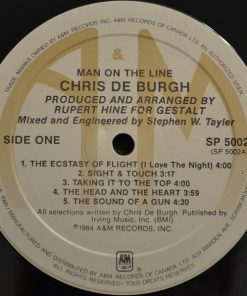 Chris de Burgh - Man On The Line (LP, Album) (Mint (M)) - Image 3