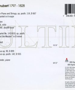 Alternative view of Franz Schubert - "Trout" Quintet / "Death And The Maiden" Quartet / Impromptous (2xCD, Comp) (Near Mint (NM or M-))
