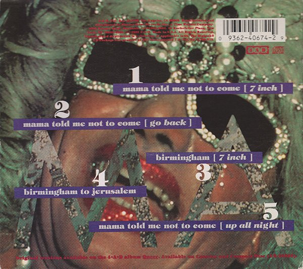 The Wolfgang Press - Mama Told Me Not To Come (CD, Maxi, Dig) (Near Mint (NM or M-)) - Image 3