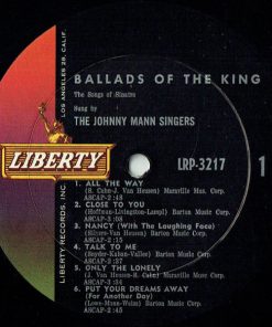 The Johnny Mann Singers - Ballads Of The King (The Songs Of Sinatra) (LP, Album, Mono) (Mint (M)) - Image 3
