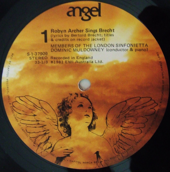 Robyn Archer, London Sinfonietta Conducted By Dominic Muldowney - Robyn Archer Sings Brecht (LP, Album, Gat) (Mint (M)) - Image 5