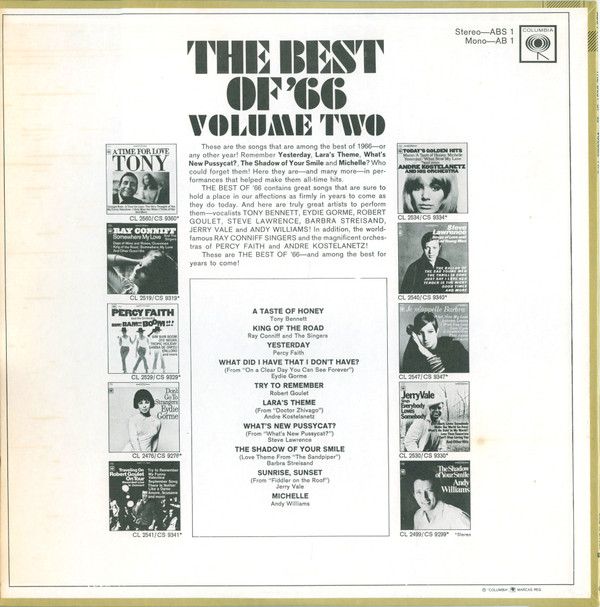 Various - The Best Of '66 Volume Two (LP, Comp) (Mint (M)) - Image 2