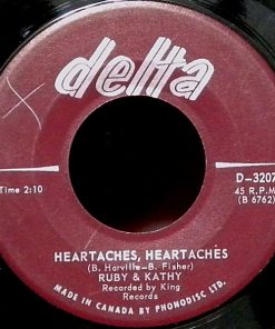 Alternative view of Ruby And Kathy - Your Little Band Of Gold / Heartaches, Heartaches (7", Mono) (Very Good Plus (VG+))