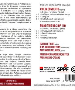 Alternative view of Robert Schumann - Isabelle Faust, Jean-Guihen Queyras, Alexander Melnikov, Pablo Heras-Casado, Freiburger Barockorchester - Violin Concerto / Piano Trio No. 3 (CD, Album + DVD-V, NTSC) (Near Mint (NM or M-))