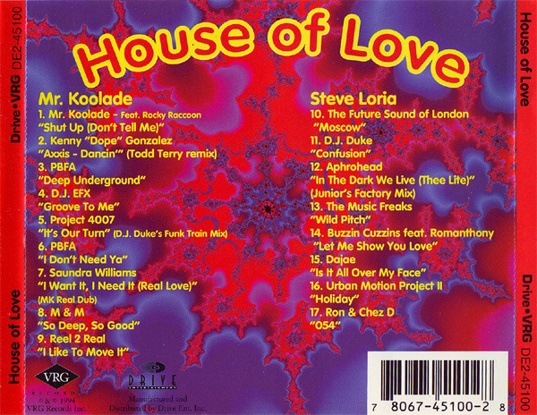 Various - House Of Love (CD, Comp, Mixed) (Mint (M)) - Image 2