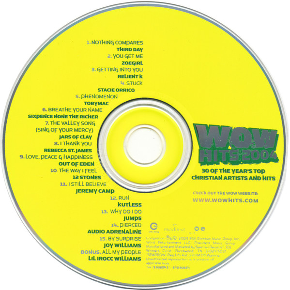Various - WOW Hits 2004 (30 Of The Year's Top Christian Artists And Hits) (2xCD, Comp) (Mint (M)) - Image 5