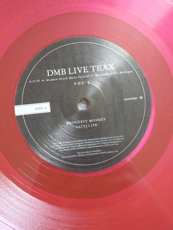 Dave Matthews Band - DMB Live Trax Vol. 5 (4xLP, Pin + Box, Ltd, Num) (Mint (M)) - Image 3