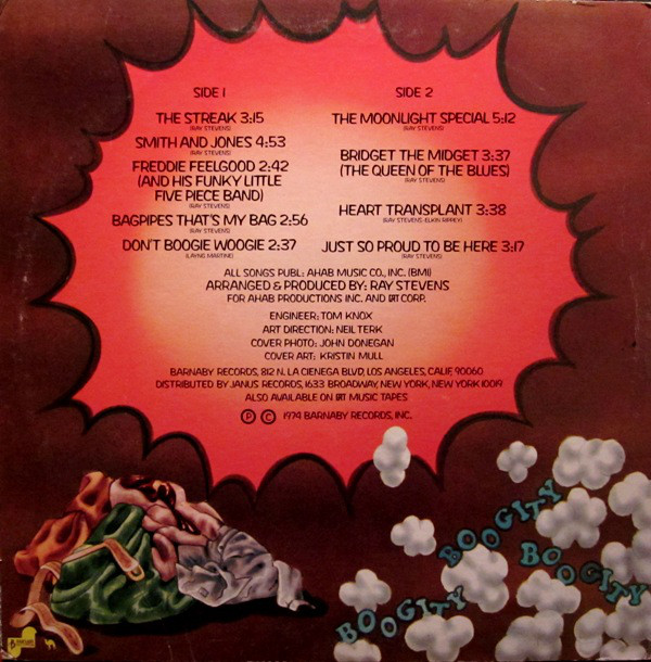 Ray Stevens - Boogity Boogity (LP, Album, San) (Mint (M)) - Image 2
