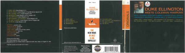 Duke Ellington Meets Coleman Hawkins - Duke Ellington Meets Coleman Hawkins (CD, Album, RE, Dig) (Mint (M)) - Image 2