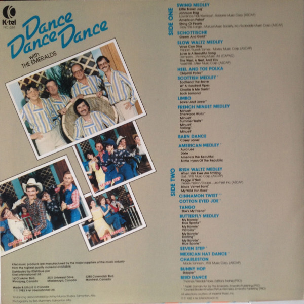 The Emeralds (10) - Dance Dance Dance With The Emeralds (LP, Album) (Mint (M)) - Image 2