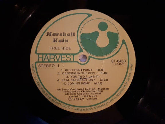 Marshall Hain - Free Ride (LP, Album) (Mint (M)) - Image 3