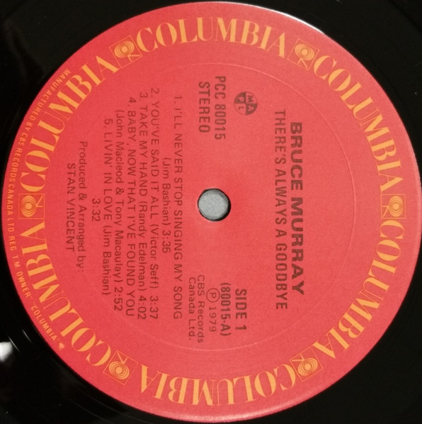 Bruce Murray - There's Always A Goodbye (LP, Album) (Mint (M)) - Image 5