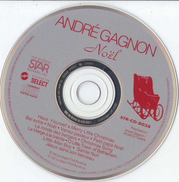André Gagnon, The City Of Prague Philharmonic, Mario Klemens - Noël (CD, Album) (Near Mint (NM or M-)) - Image 4