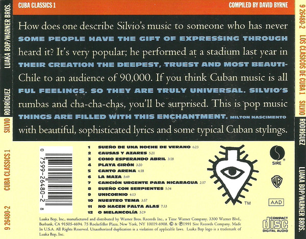 Silvio Rodríguez - Canciones Urgentes - Los Grandes Exitos (CD, Comp) (Near Mint (NM or M-)) - Image 2