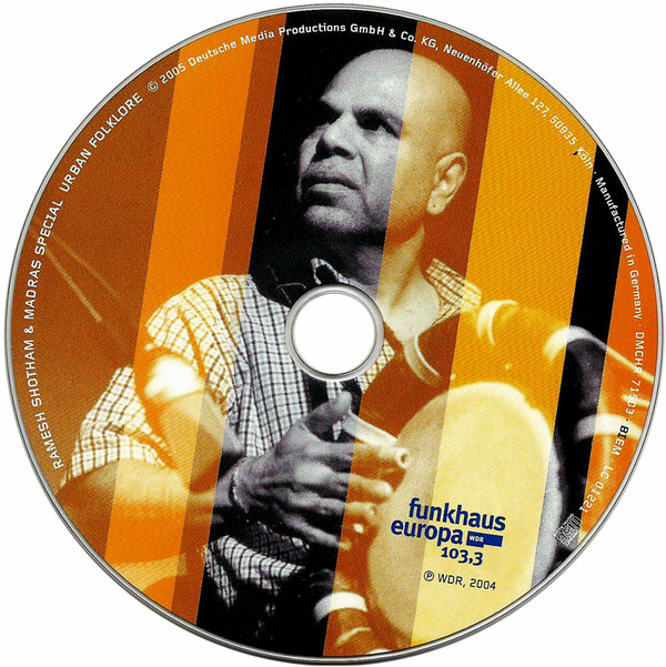 Ramesh Shotham & Madras Special - Urban Folklore (CD) (Near Mint (NM or M-)) - Image 2