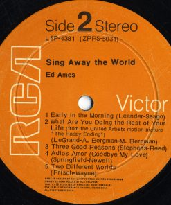 Ed Ames - Sing Away The World (LP) (Mint (M)) - Image 4