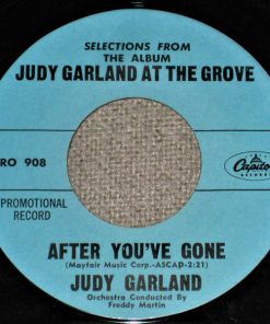 Judy Garland - Selections From The Album Judy Garland At The Grove (7", Single, Promo) (Very Good Plus (VG+))