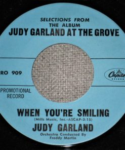 Alternative view of Judy Garland - Selections From The Album Judy Garland At The Grove (7", Single, Promo) (Very Good Plus (VG+))