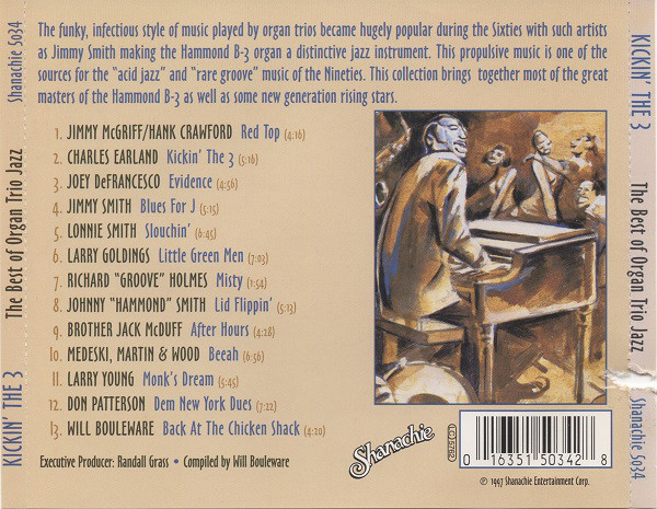 Various - Kickin' The 3 - The Best Of Organ Trio Jazz (CD, Comp) (Near Mint (NM or M-)) - Image 2