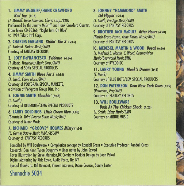 Various - Kickin' The 3 - The Best Of Organ Trio Jazz (CD, Comp) (Near Mint (NM or M-)) - Image 4