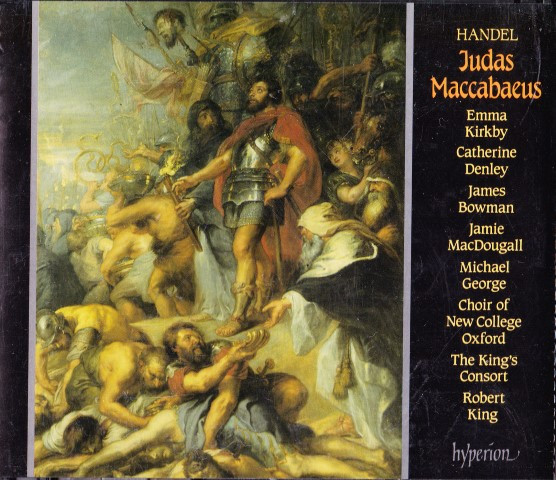 Georg Friedrich Händel / Emma Kirkby, Catherine Denley, James Bowman (2), Jamie MacDougall, Michael George (3), The New College Oxford Choir, The King's Consort, Robert King (9) - Judas Maccabaeus (2xCD) (Near Mint (NM or M-))