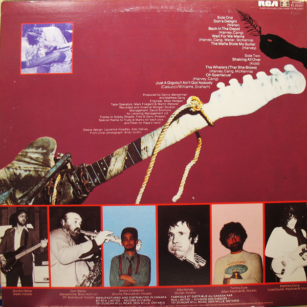 Alex Harvey - The New Band - The Mafia Stole My Guitar (LP, Album) (Mint (M)) - Image 2