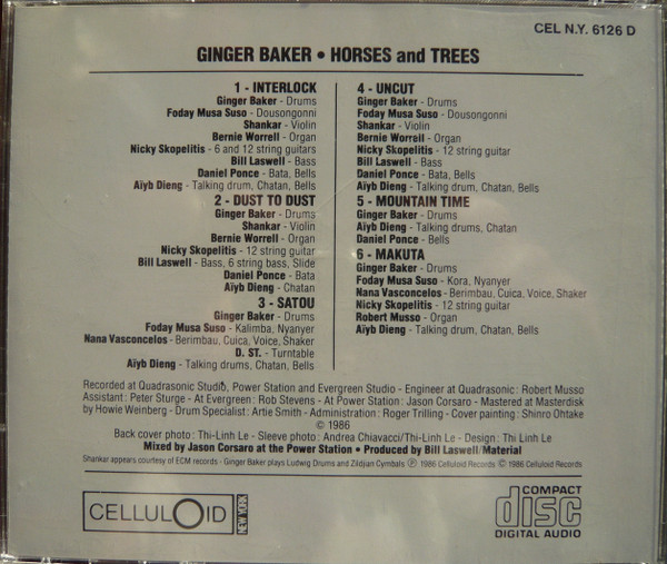 Ginger Baker - Horses And Trees (CD, Album) (Near Mint (NM or M-)) - Image 3