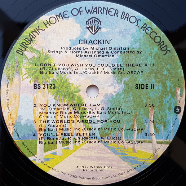 Crackin' - Crackin' (LP, Album, Win) (Mint (M)) - Image 4
