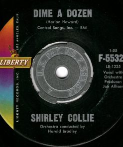 Alternative view of Shirley Collie - Oh Yes, Darling / Dime A Dozen (7") (Very Good Plus (VG+))