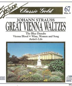 Johann Strauss Jr. - Orchester Der Wiener Staatsoper - Conductor: Carl Michalski - Great Vienna Waltzes (CD, Album) (Near Mint (NM or M-))