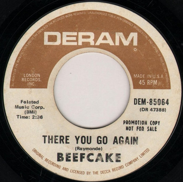 Beefcake (5) - Don't You Know / There You Go Again (7", Single, Promo) (Near Mint (NM or M-)) - Image 2