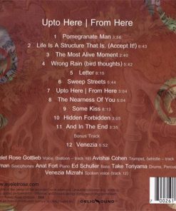 Alternative view of Ayelet Rose Gottlieb - Upto Here From Here (CD, Album) (Mint (M))