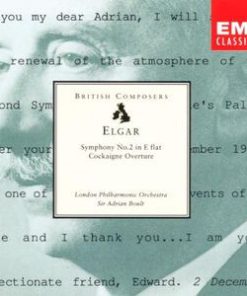 Sir Edward Elgar - London Philharmonic Orchestra, Sir Adrian Boult - Symphony No. 2 In E Flat / Cockaigne Overture (CD, Comp, RE) (Near Mint (NM or M-))