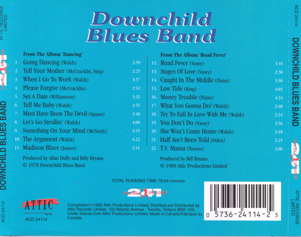 Downchild Blues Band - Dancing/Road Fever (CD, Comp) (Near Mint (NM or M-)) - Image 3