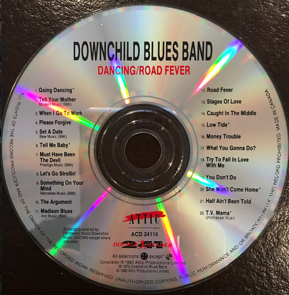 Downchild Blues Band - Dancing/Road Fever (CD, Comp) (Near Mint (NM or M-)) - Image 5